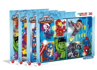 Clementoni Puzzle 30 Super Kolor Superhero frame - Puzzle - miniaturka - grafika 1