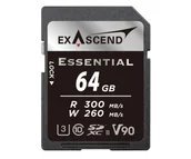 Karty pamięci - ExAscend 64GB SDXC Essential UHS-II V90 - miniaturka - grafika 1