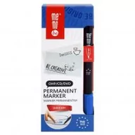 Markery permanentne - MemoBe Marker permanentny 0,5 mm niebieski 10 szt. - miniaturka - grafika 1