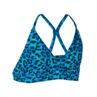 Stroje kąpielowe dla dziewczynek - Góra kostiumu kąpielowego dla dzieci Olaian 500 Lizy Leopard - miniaturka - grafika 1