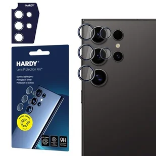 Szkło hartowane na obiektyw 3MK Hardy Lens Protection Pro do Samsung Galaxy S24 Ultra Czarny - Pozostałe akcesoria do telefonów - miniaturka - grafika 1