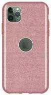 Etui i futerały do telefonów - Wozinsky Glitter Case błyszczące etui pokrowiec z brokatem iPhone 11 Pro Max różowy - miniaturka - grafika 1