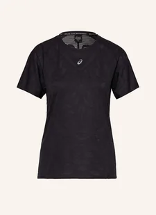 Asics Koszulka Do Biegania Metarun Ss Top schwarz - ASICS - Koszulki i topy damskie - miniaturka - grafika 1