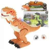 Figurki dla dzieci - Urwiskowo, interaktywny dinozaur tyranozaur znosi jaja świeci - miniaturka - grafika 1