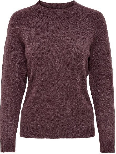 ONLY SWETER DAMSKI Z DŁUGIM RĘKAWEM W KOLORZE BORDOWYM M 1JQA