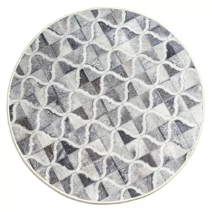 Dywanik Dekoracyjny Sevilla Clover 80X80 Cm Szary - Dywany - miniaturka - grafika 1