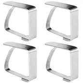 Obrusy i serwetki - Klipsy do obrusu stal 4szt 139165 Orion - miniaturka - grafika 1