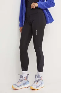 Columbia legginsy sportowe Cirque River damskie kolor czarny gładkie 2106731 - Legginsy - miniaturka - grafika 1