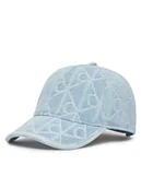 Czapki damskie - Calvin Klein Czapka z daszkiem Aop Jacquard Denim Bb Cap LV04F5069G Niebieski - miniaturka - grafika 1