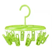 Inne artykuły do sprzątania - Wieszak z klamerkami JOTTA Afra 94079 Zielony - miniaturka - grafika 1