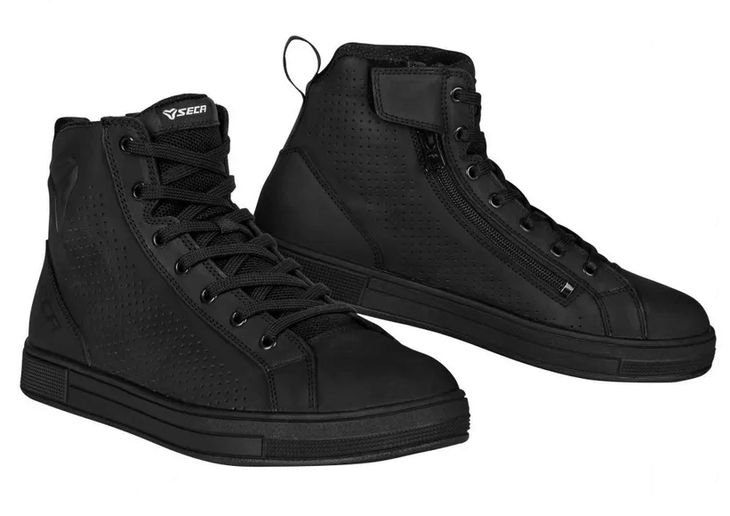 SECA KENT II Buty Motocyklowe Miejskie Krótkie Letnie Czarne Męskie r. 47