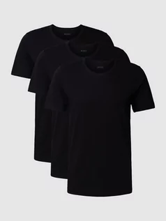 Koszulki męskie - T-shirt z wyhaftowanym logo, w zestawie 3 szt., model ‘Classic’ - grafika 1