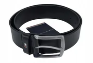 Paski - Tommy Hilfiger pasek czarny męski Denton Belt 4.0 r. 95 - miniaturka - grafika 1