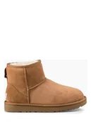 Botki damskie - UGG Skórzane botki "Classic Mini II" w kolorze karmelowym - miniaturka - grafika 1