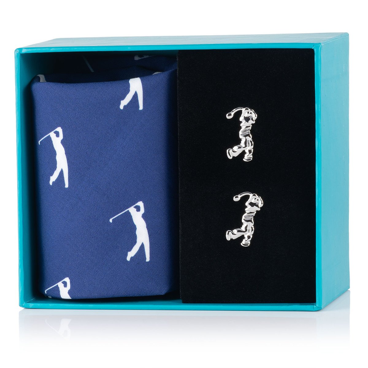 Zestaw prezentowy Spinki i Chusteczka Golf HS-05