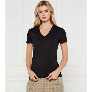 Armani Exchange T-shirt Regular Fit - Koszulki i topy damskie - miniaturka - grafika 1