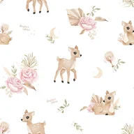 Śpiworki dla dzieci - Śpiworek do spania do Przedszkolaka z poduszką 70x140 cm Sarenki - miniaturka - grafika 1