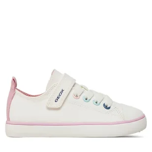 Trampki Geox J Gisli Girl J454NA 00010 C1000 S Biały - Buty dla dziewczynek - miniaturka - grafika 1