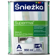 Emalie - Śnieżka Emalia olejno-ftalowa Supermal Baza A biały 0,95 l - miniaturka - grafika 1