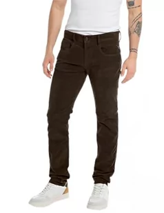 Replay spodnie męskie anbass, 726 Dark Brown, 30W / 30L - Spodnie męskie - miniaturka - grafika 1