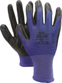 Rękawice robocze - Reis RIBBON - Rękawice ochronne z poliestru, powlekane nitrylem - 7, 8, 9, 10,11. - miniaturka - grafika 1