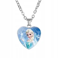 Wisiorki - Naszyjnik wisiorek Elsa Kraina Lodu prezent - miniaturka - grafika 1