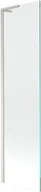 Parawany nawannowe - Mexen Next L parawan nawannowy 1-skrzydłowy 90 x 150 cm, transparent, nikiel szczotkowany - 895-090-000-03-00-97 - miniaturka - grafika 1