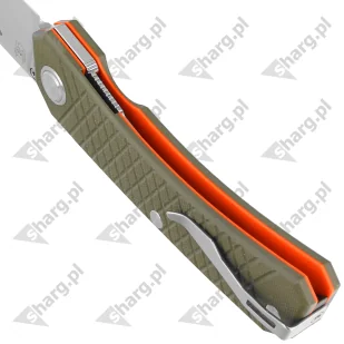 Nóż składany Real Steel Akuma OD Green G10, Satin K110 by Ivan D. Braginets (9112) - Noże - miniaturka - grafika 5