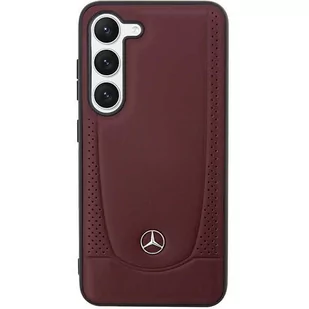 Mercedes MEHCS23SARMRE S23 S911 czerwony/red hardcase Leather Urban Bengale - Etui i futerały do telefonów - miniaturka - grafika 3