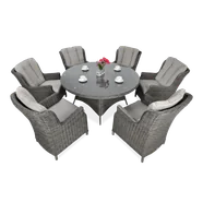 Meble z technorattanu RAVENA Dark Grey