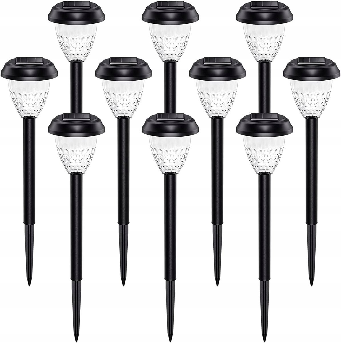 Itbxzzy Super Jasne Lampy Ogrodowe Solarne, Czas Świecenia Do 14H 6 Sztuk