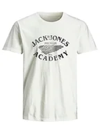 Koszulki męskie - Jack & Jones Koszulka w kolorze białym - miniaturka - grafika 1