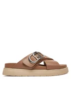 Buty dla dziewczynek - Liu Jo Klapki 4A5707 P0102 Brązowy - miniaturka - grafika 1