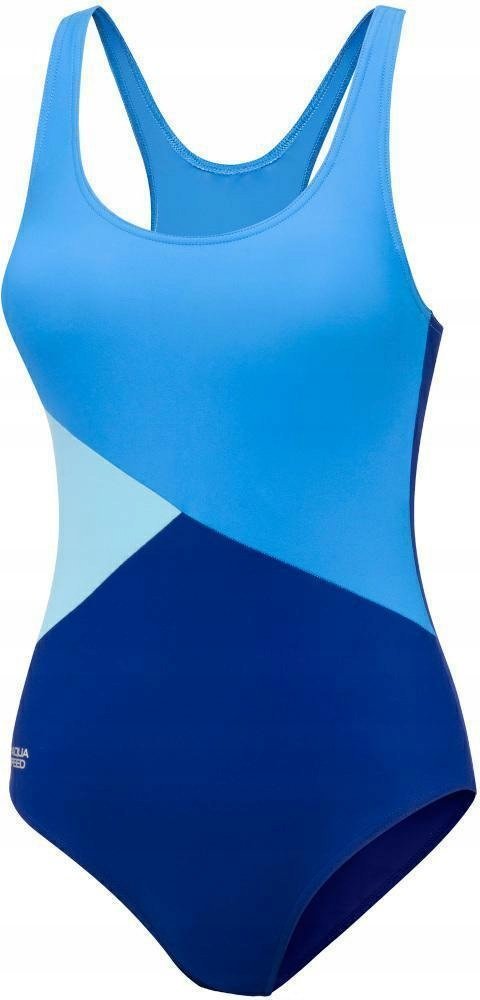 Strój kąpielowy jednoczęściowy niebieski rozmiar 42