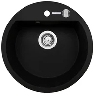 Zlewozmywaki - Pyramis Zlew MIDO 51) 1B karbon 70087901) 70087901 - miniaturka - grafika 1