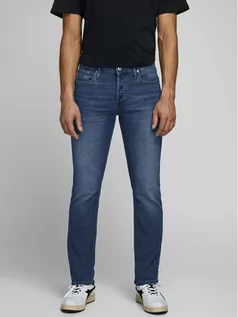 Spodnie męskie - Jack&Jones Jeansy Glenn 12152347 Niebieski Slim Fit - grafika 1