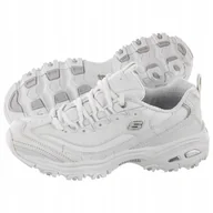 Buty sportowe damskie - Buty Damskie Sportowe Skechers D'lites Fresh Start White/Silver 11931 - miniaturka - grafika 1