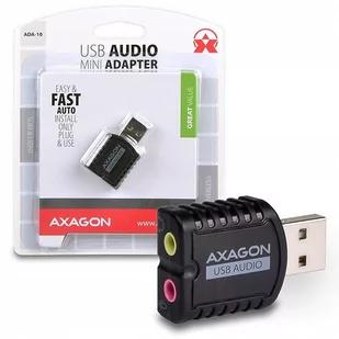 Axago ADA-10 USB - Karty dźwiękowe - miniaturka - grafika 1