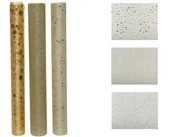 Dekoracje i nakrycia stołu na imprezę - Organza Złota Brokat Materiał Ozdobny Na Roli 35Cm - miniaturka - grafika 1