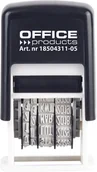 Datowniki - Datownik Samotuszujący Office Products Z Tuszem Pl Czarny 103L444 - miniaturka - grafika 1