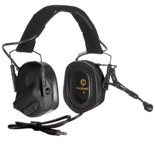 Earmor - Zestaw słuchawkowy M32 PLUS - Czarny - M32-BK (PLUS) - Ochrona oczu i twarzy - miniaturka - grafika 1