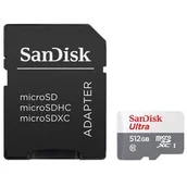 Karty pamięci - Karta pamięci SanDisk Micro SDXC Ultra Android 512GB UHS-I U1 (100W/20W) + adapter (SDSQUNR-512G-GN6TA) - miniaturka - grafika 1