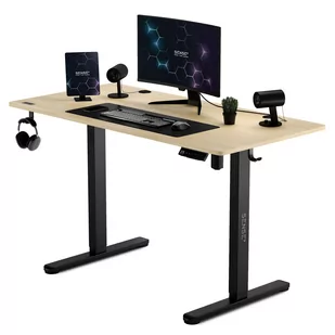 Biurko SENSE7 elektryczne Nojo 120x60 Black Pine - Biurka gamingowe - miniaturka - grafika 1