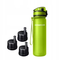 Butelki filtrujące - Butelka filtrująca Aquaphor City z 3 filtrami zielona - miniaturka - grafika 1