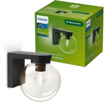 Kinkiet Zewnętrzny Philips Ulio Lampa Elewacyjna E27 Led Ogrodowa Ścienna