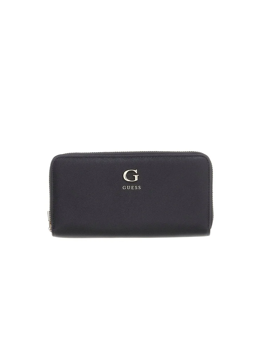 Czarny portfel damski Guess SWBG97 39146 z motywem kwiatowym - on_order
