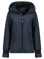 Kurtki damskie - Geographical Norway Kurtka pikowana "Bitia" w kolorze granatowym - miniaturka - grafika 1