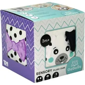 Grzechotki dla dzieci - Pluszowa kostka sensoryczna 15x15cm GaGaGu - miniaturka - grafika 1