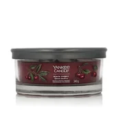 Świece - Yankee Candle Signature Black Cherry Świeczka zapachowa 340 g - miniaturka - grafika 1