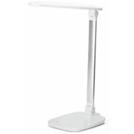 Lampy stojące - MONTIS MT042 LAMPKA BIURKOWA LED BIAŁA 230V + USB  - miniaturka - grafika 1